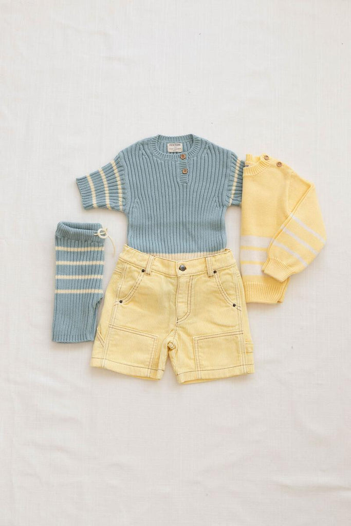 Fin & Vince Carpenter Shorts - Banana Cord