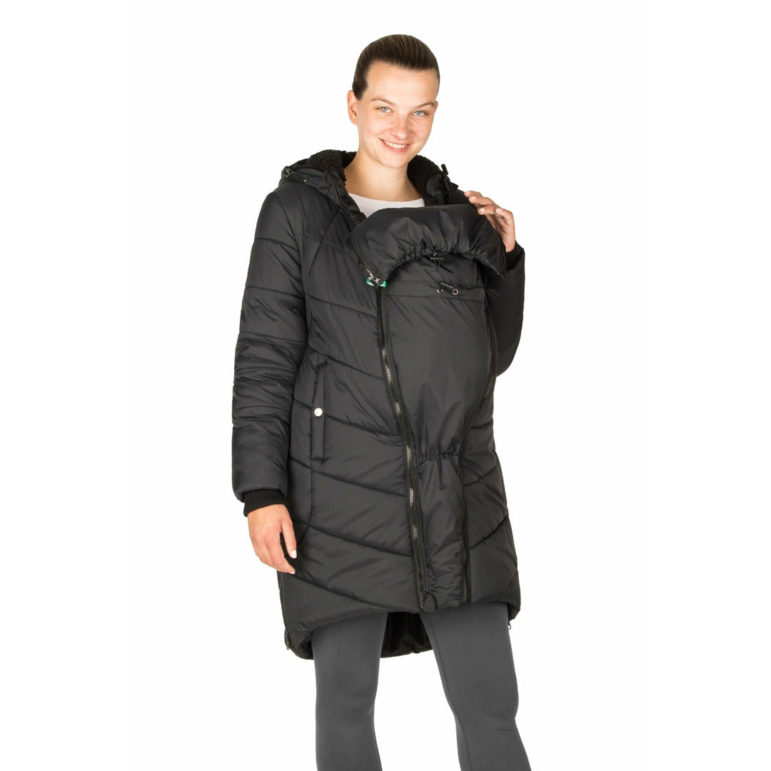 Modern Eternity 3 in 1 Maternity Coat Harper Cocoon Mid Thigh