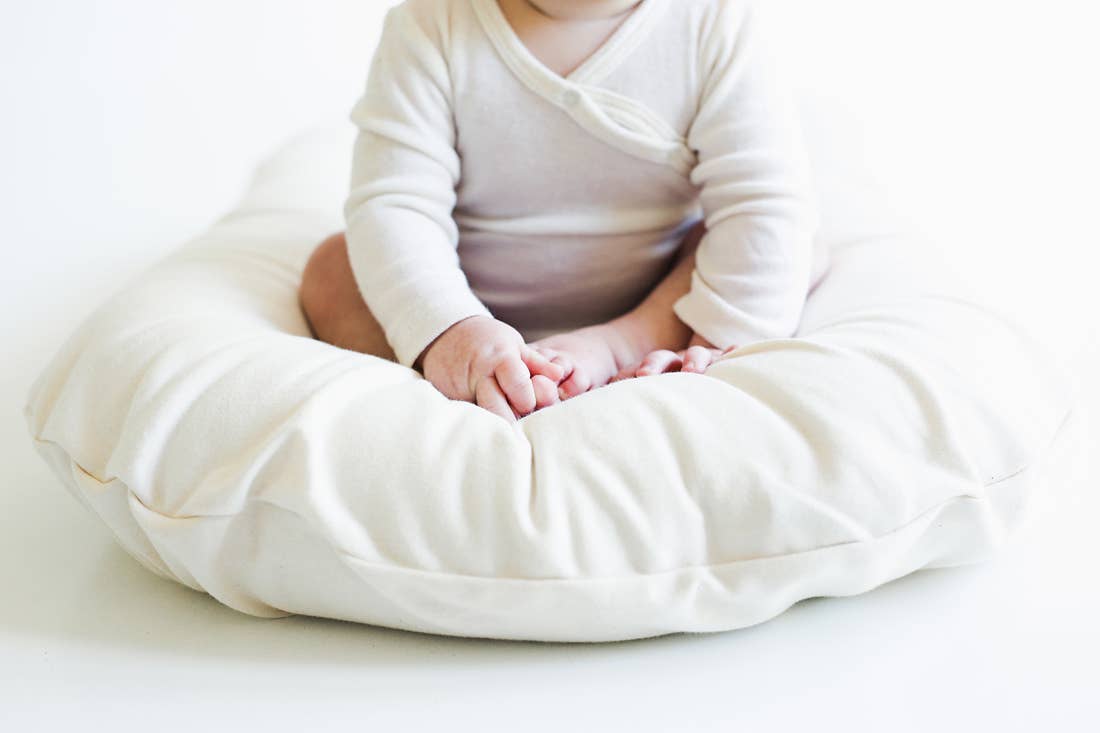 Snuggle Me Organic Infant Lounger Cover - Natural