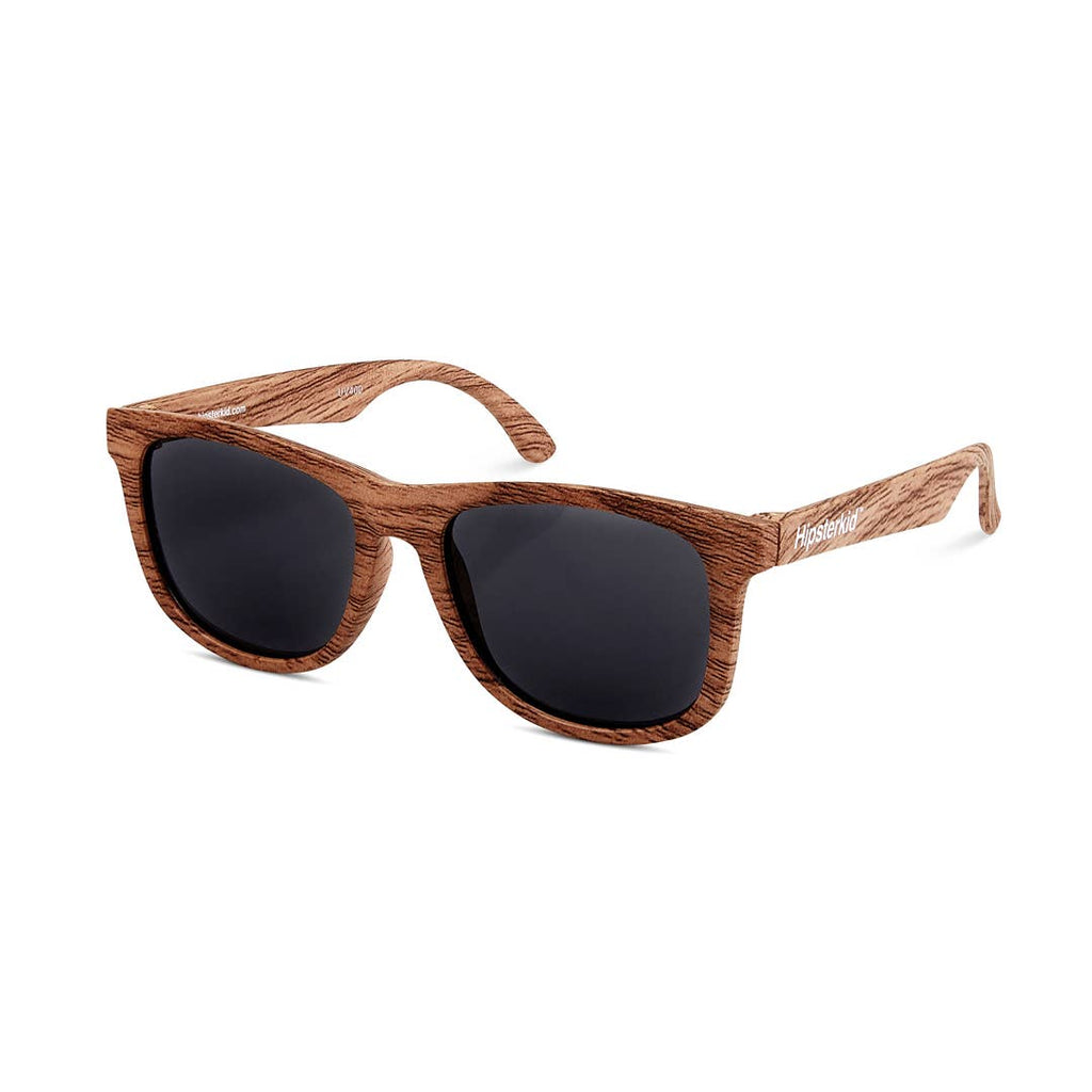 Hipsterkid Extra Fancy Drifter Baby Sunglasses - Wood