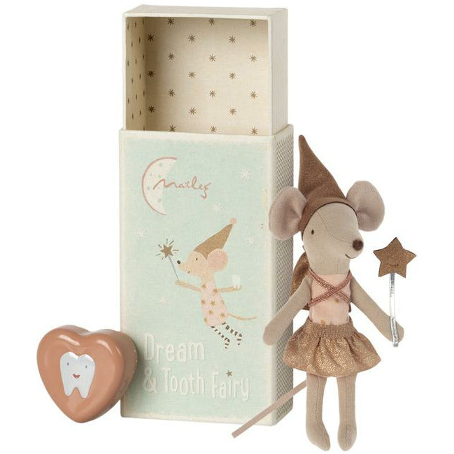 Tooth Fairy Mouse with Metal Box