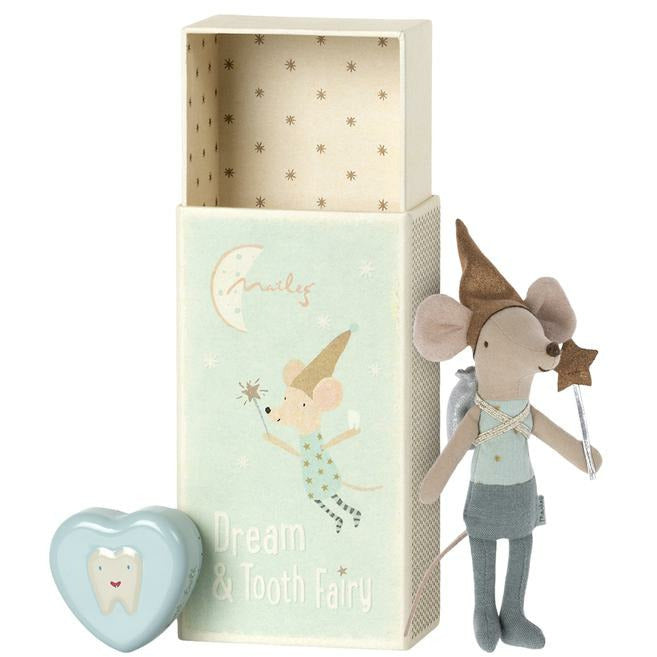 Tooth Fairy Mouse with Metal Box