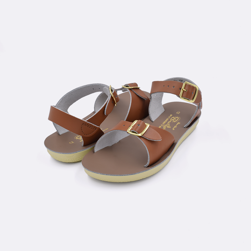 Hoy Salt Water Sandal Surfer - Tan