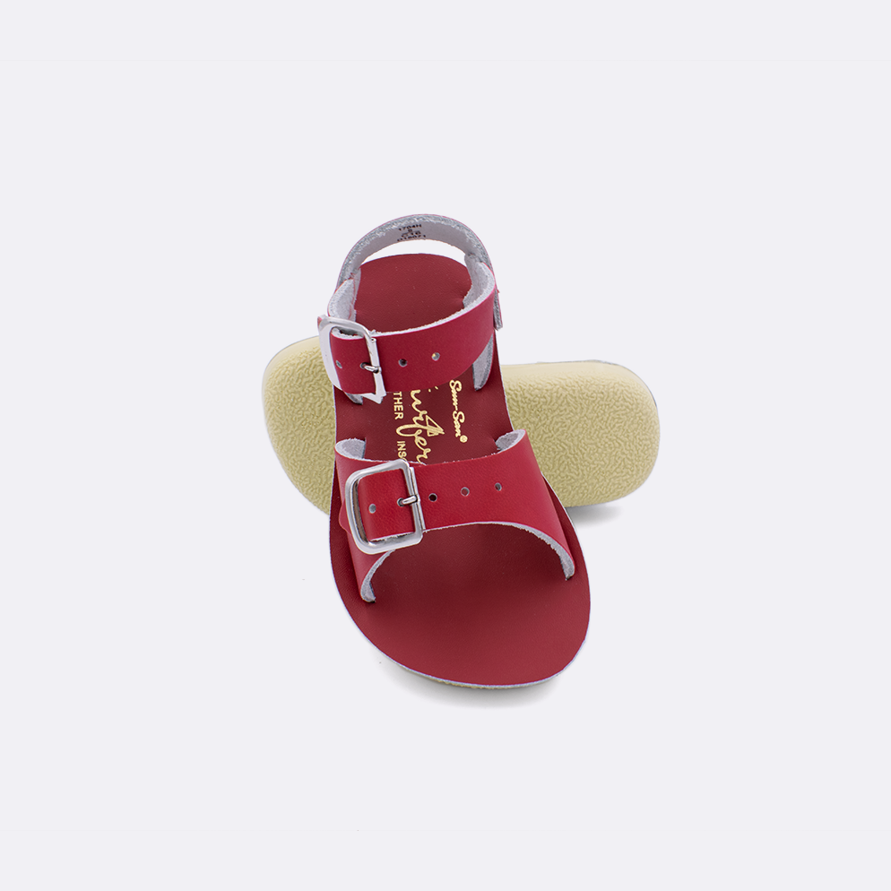 Hoy Salt Water Sandal Surfer - Red