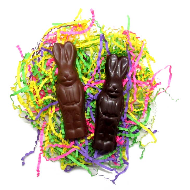 Pure Lovin' Chocolate Solid Chocolate Bunnies - Vegan Milk Chocolate