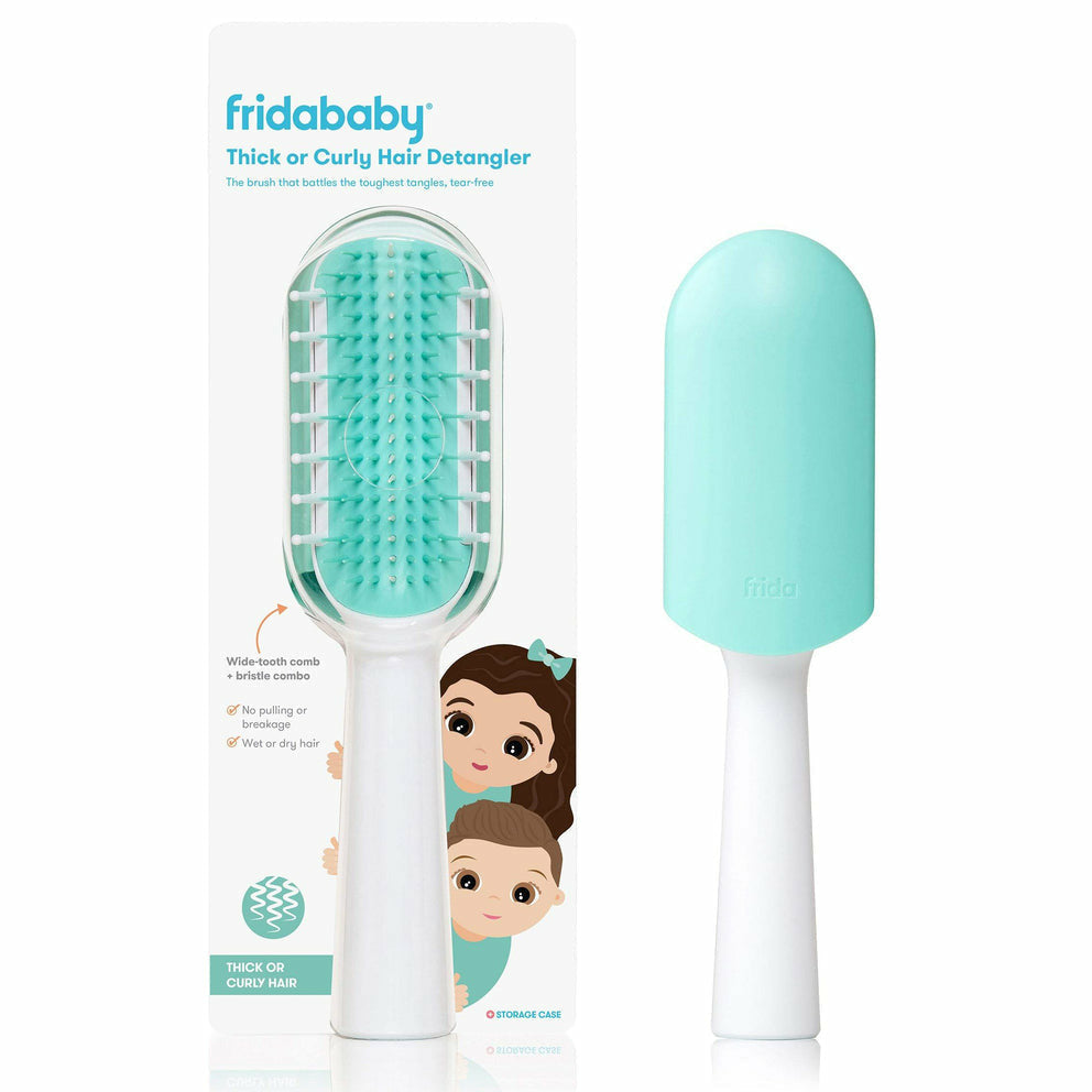 FridaBaby Toddler Hair Detangler Brush - Thick or Curly
