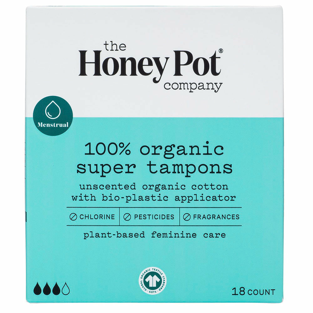 The Honey Pot Organic Super Tampons