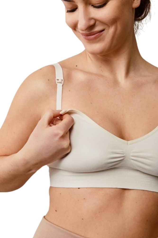 Boob Design Wireless Nursing Bra - White