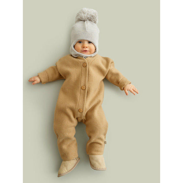 Mainio Boiled Wool Overall - Beige