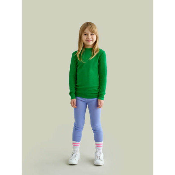 Mainio Merino Wool Wool Leggings - Sky Blue