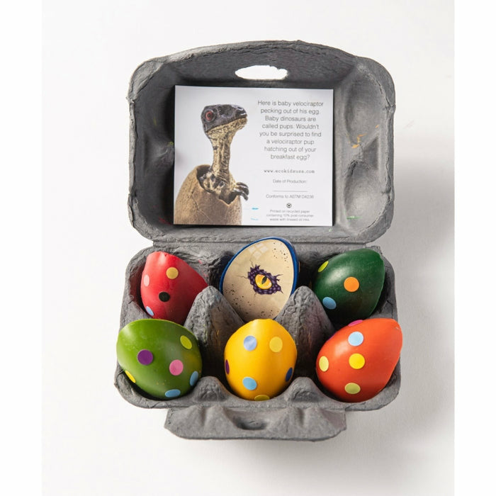 Eco-Kids Dinosaur Eggs Beeswax Crayons