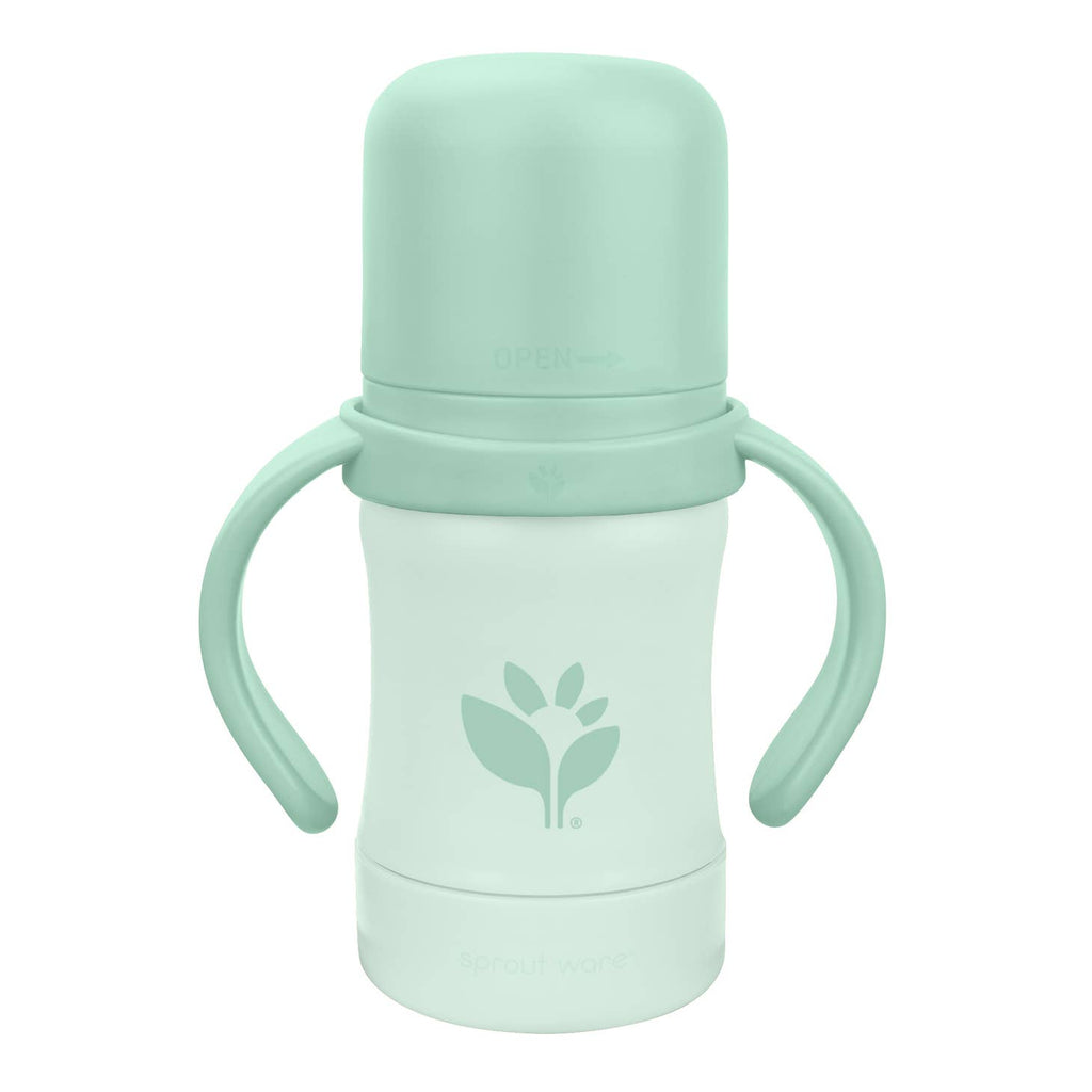 Green Sprout Sip & Straw Cup - Sage