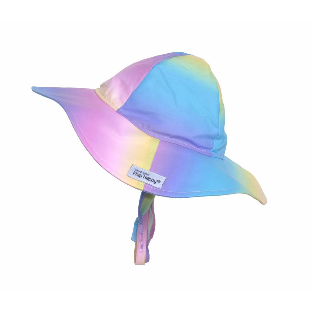 Kids Cotton Floppy Hats, Rainbow 50+ UPF