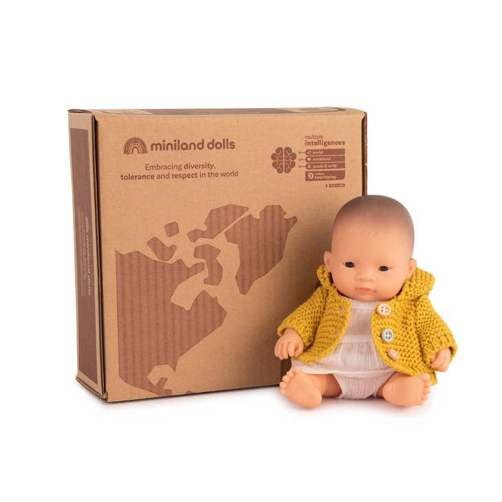 Miniland Baby Doll with Clothes in Box (Two Size)