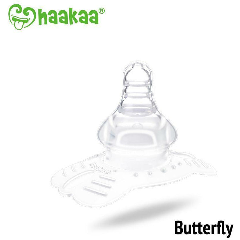 Haakaa Silicone Nipple Shields Butterfly Shape — Breastfeeding Center for  Greater Washington