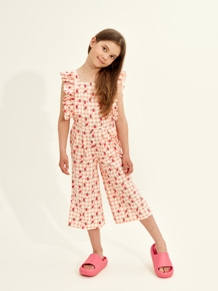 Mainio Picnic Dungarees - White Alyssum