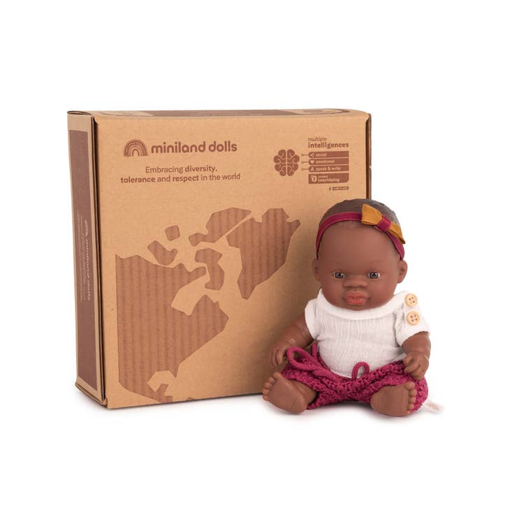Miniland Baby Doll with Clothes in Box (Two Size)