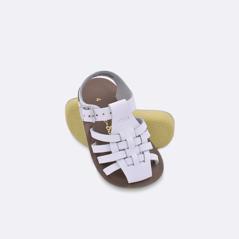 Hoy Salt Water Sandal Sailor - White