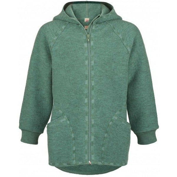 Engel Boiled Wool Hooded Jacket with Zipper