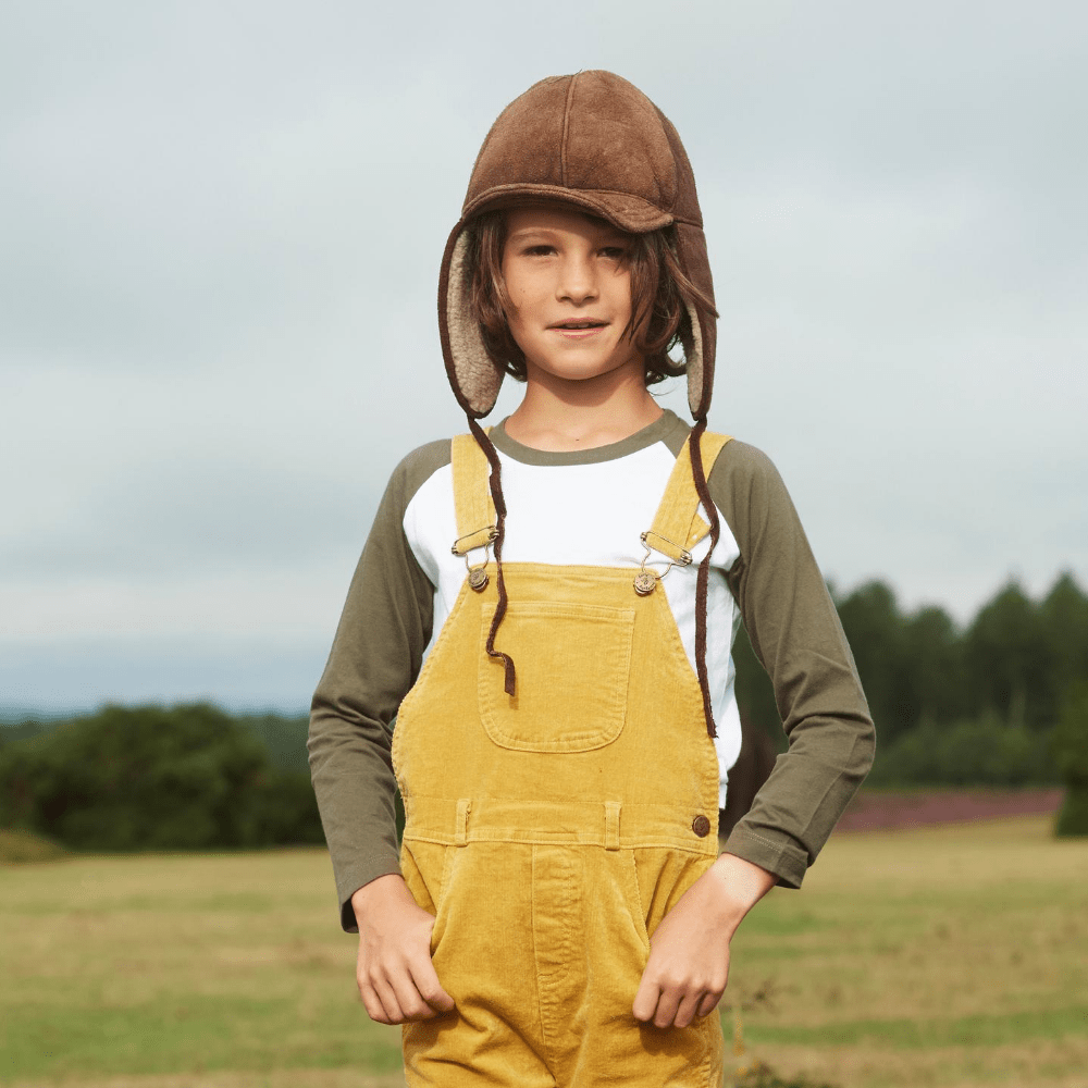 Dotty Dungarees Baseball Tee - Khaki
