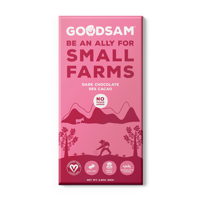 GoodSam Chocolate Bar - Sugar Free Dark Chocolate Bar