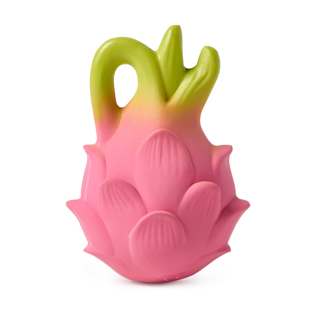 Oli & Carol Natural Rubber Teether - Fucsia the Dragonfruit