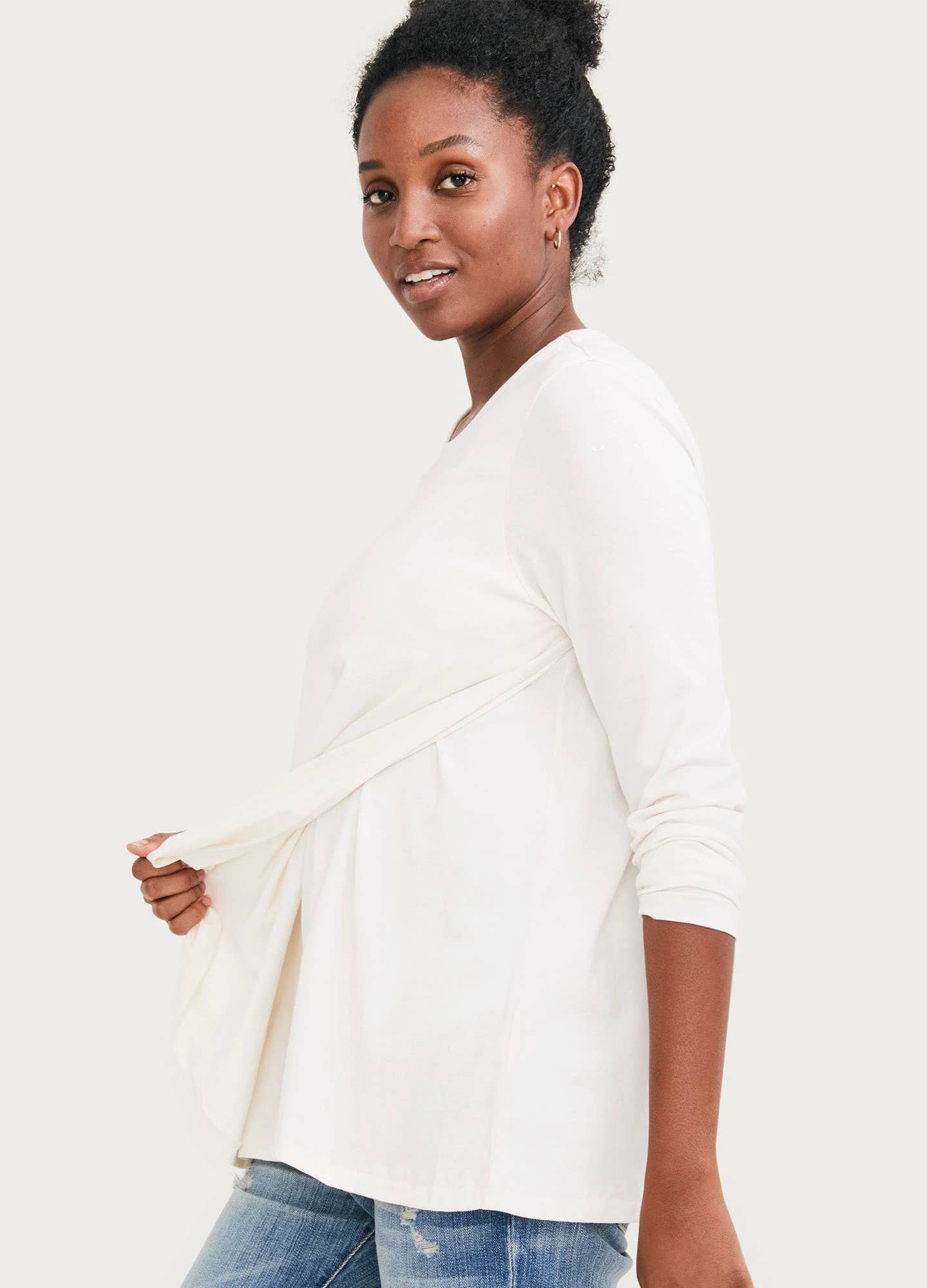 Hatch The Long Sleeve Nursing Tee