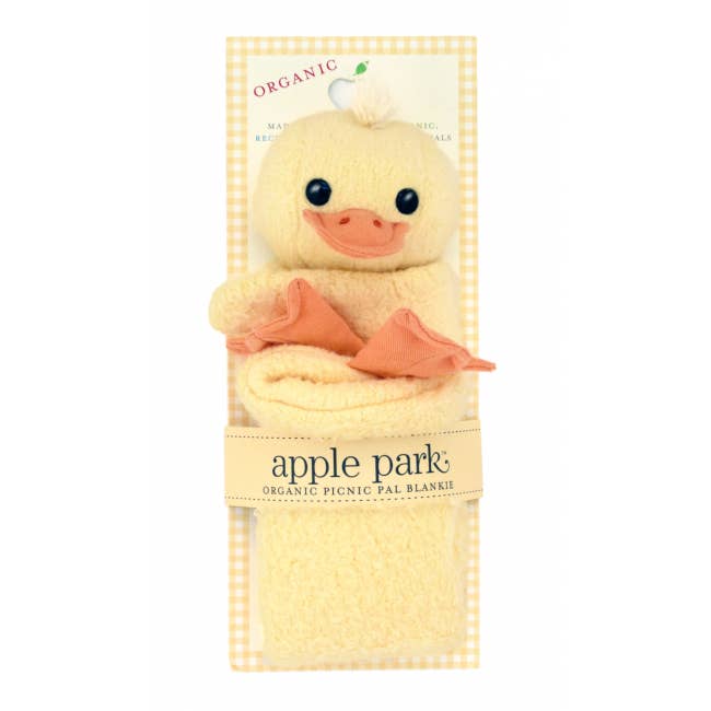 Apple Park Organic Picnic Pal Blanket - Ducky
