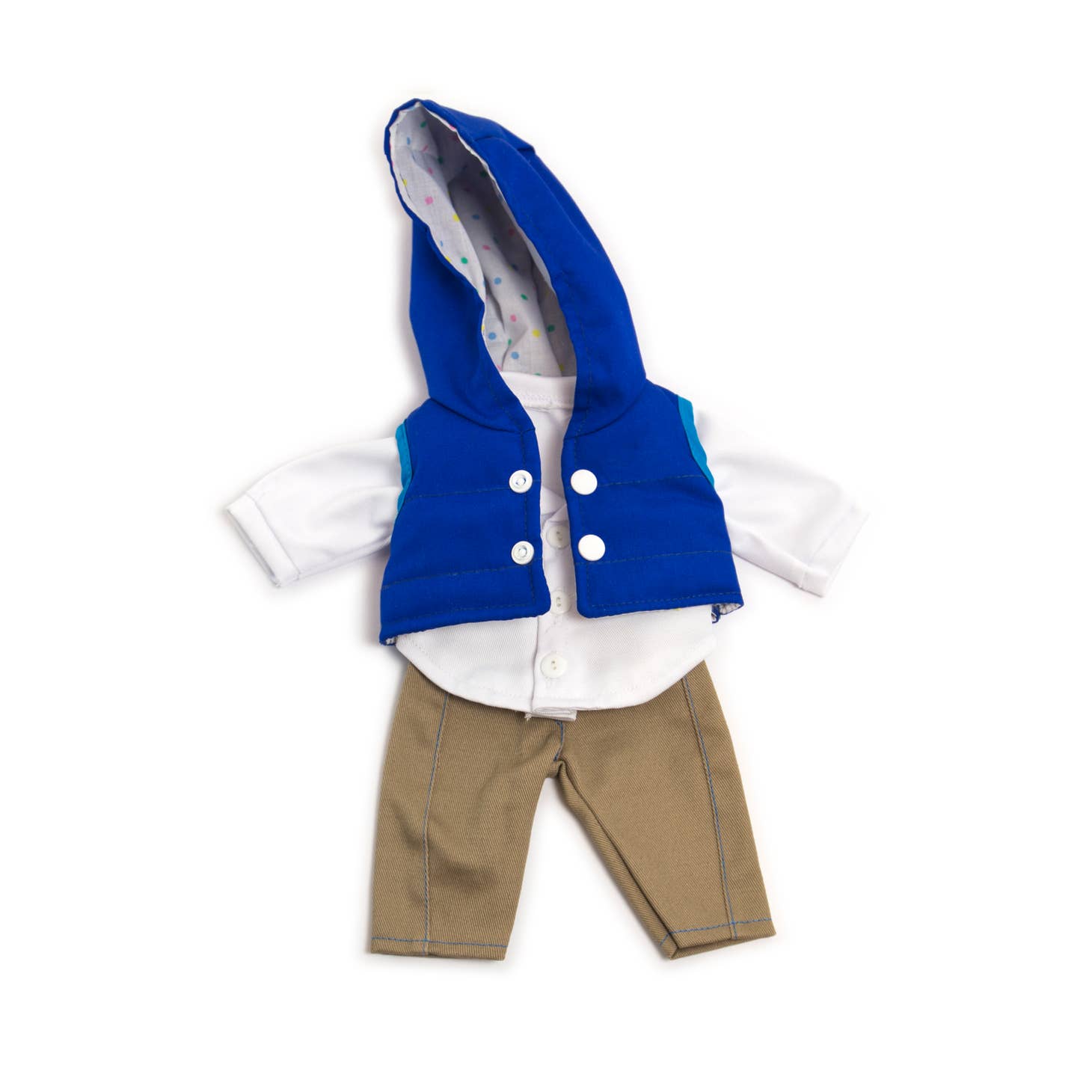Miniland Knitted Doll Outfit 12" Mild Weather Navy Set
