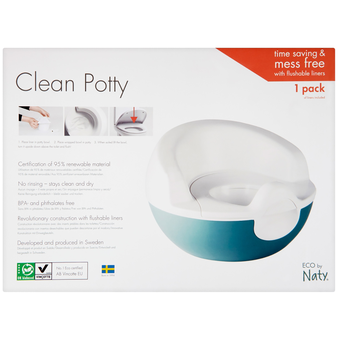 Eco by Naty Clean Potty Seat with 10x Flushable Bags
