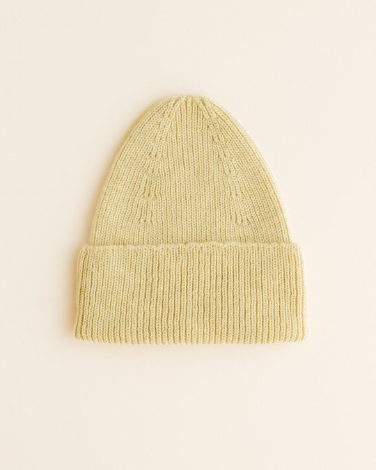 Hvid Beanie Fonzie Adult
