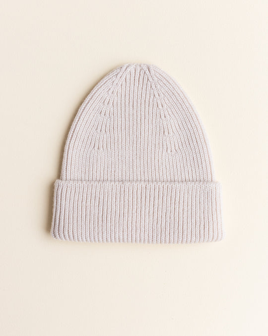 Hvid Beanie Fonzie Adult