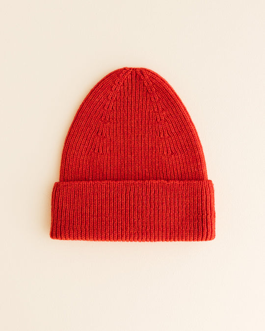 Hvid Beanie Fonzie Adult
