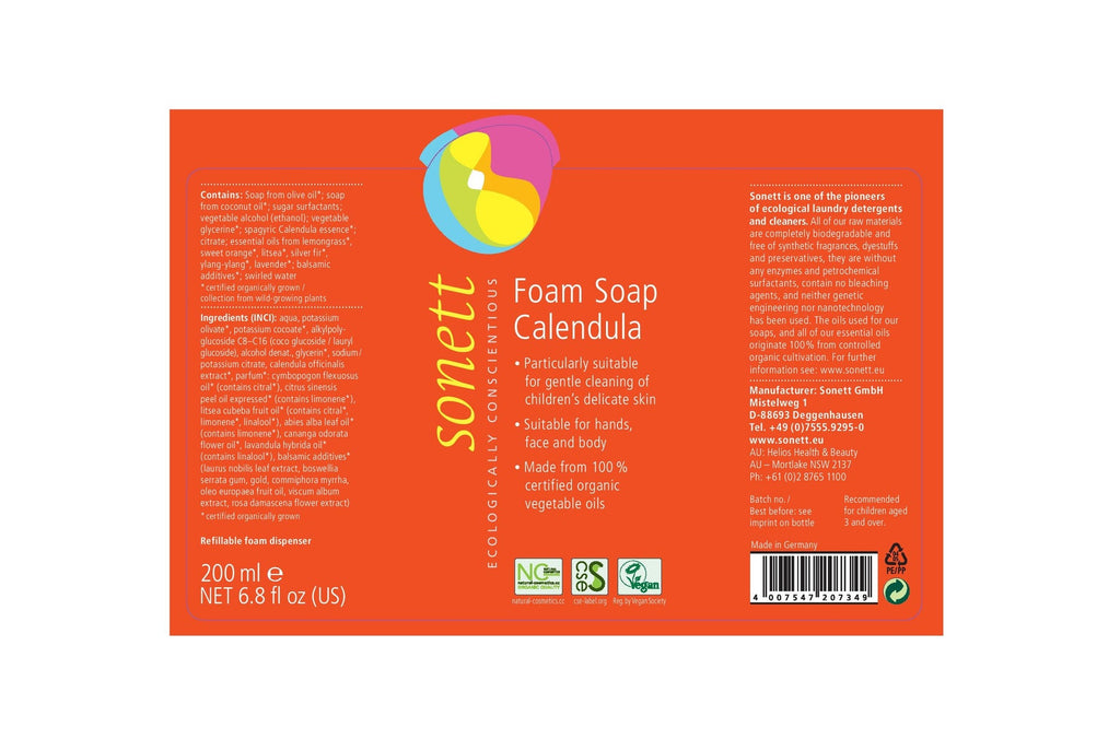 Sonett Foam Soap for Children Calendula