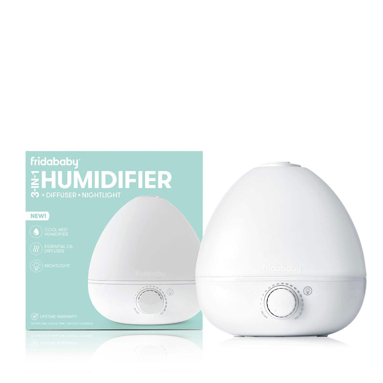 Fridababy BreathFrida 3-in-1 Humidifier, Diffuser + Nightlight