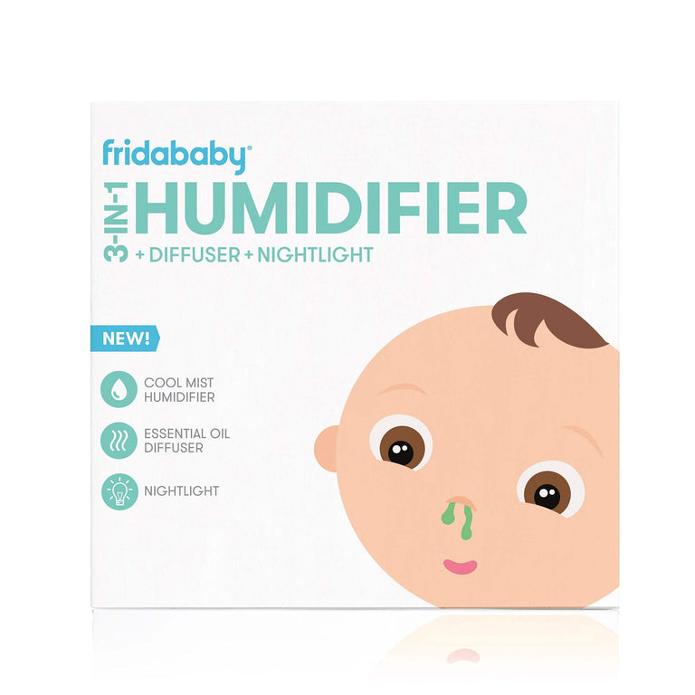 Fridababy BreathFrida 3-in-1 Humidifier, Diffuser + Nightlight