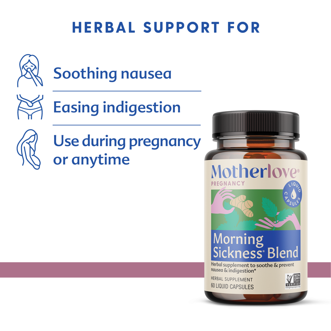 Motherlove Morning Sickness Blend 60 Capsule