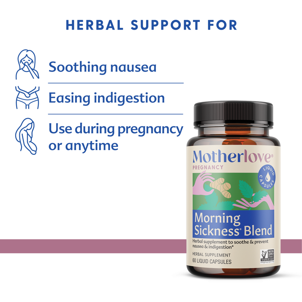Motherlove Morning Sickness Blend 60 Capsule