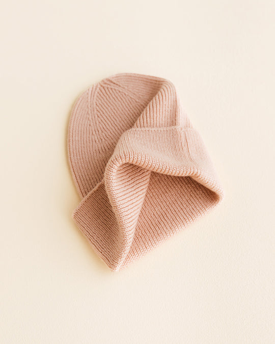 Hvid Beanie Fonzie Newborn