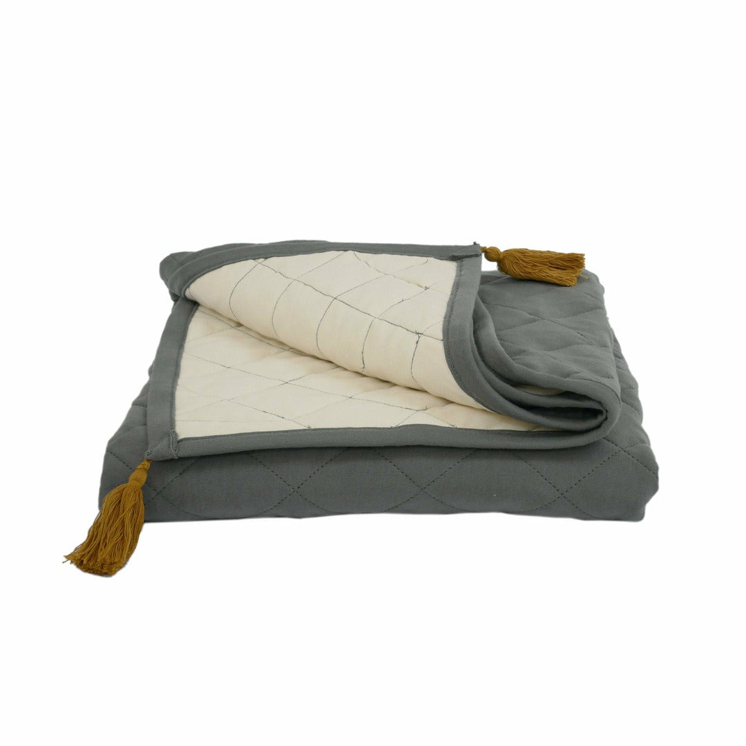 KidWild Petrol Tassel Quilt