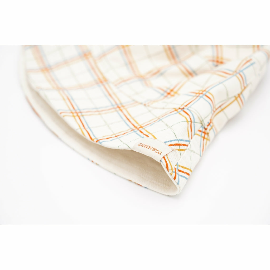 Grech & Co Reversible Bucket Hat - Plaid Pattern