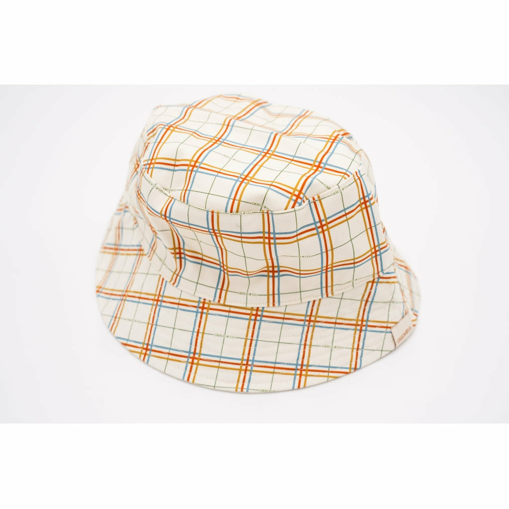 Grech & Co Reversible Bucket Hat - Plaid Pattern