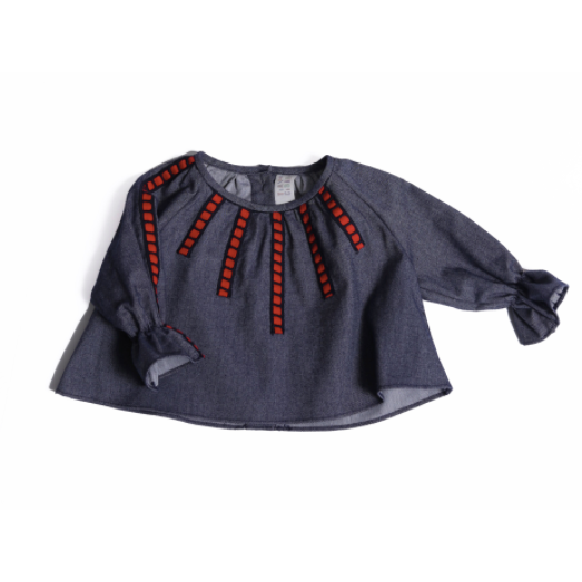 TiA CiBANi ZSOFIA PEASANT BLOUSE