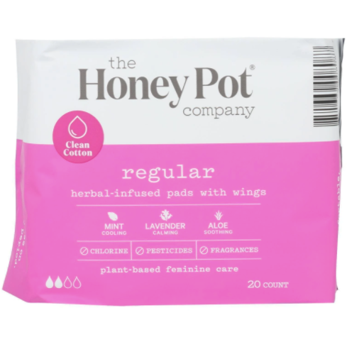 The Honey Pot Herbal Pads with Wings