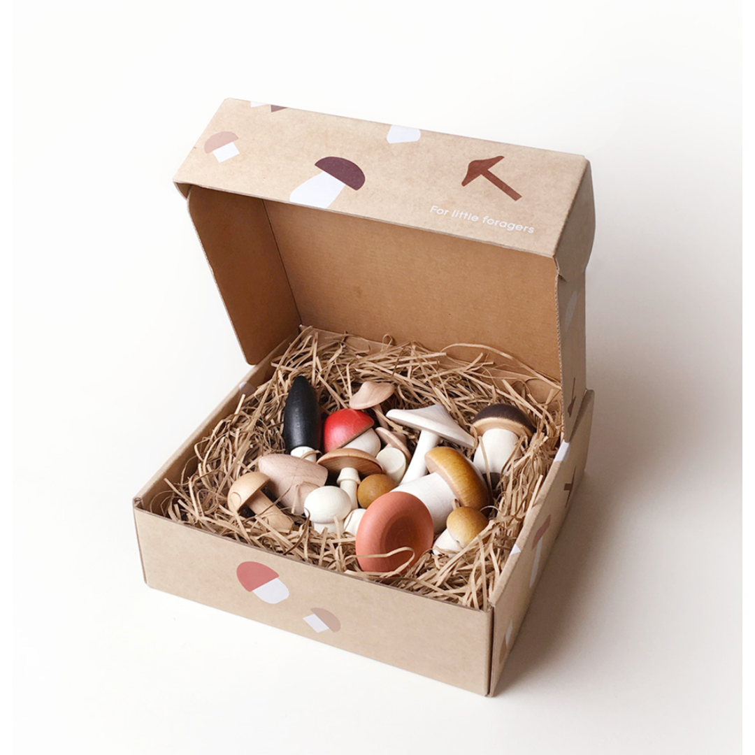 Forest Mushrooms in a box - Moon Picnic