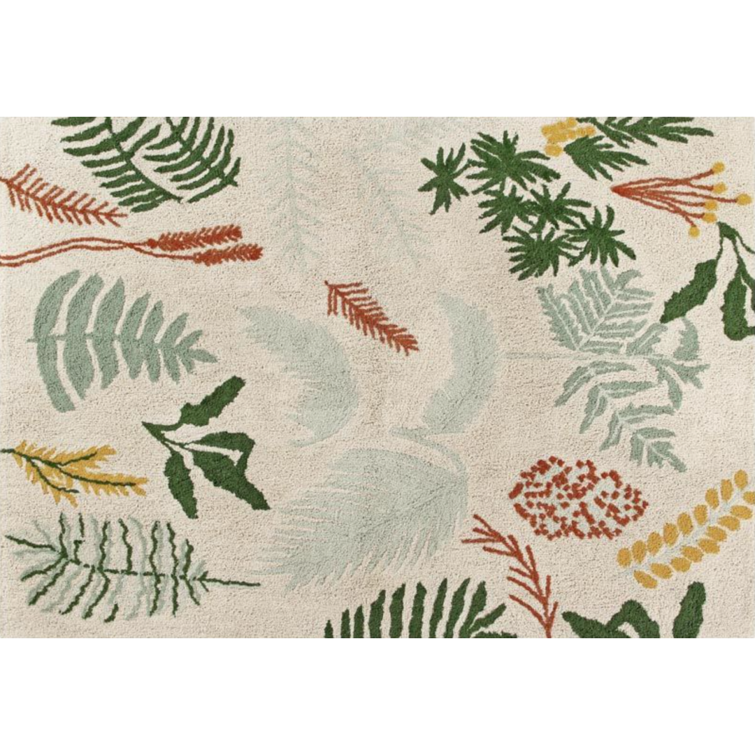 Lorena Canal Washable Rug - Botanic Plants (In-Store)