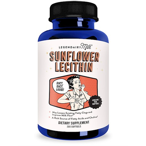 Legendairy Milk Sunflower Lecithin  (1200mg of Organic Sunflower Lecithin per Softgel)