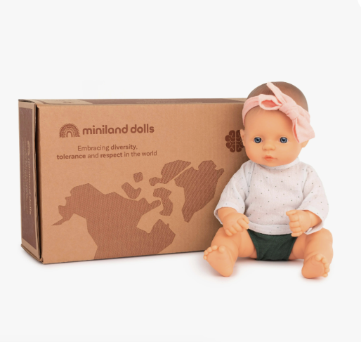 Miniland Baby Doll with Clothes in Box (Two Size)