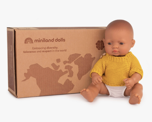 Miniland Baby Doll with Clothes in Box (Two Size)