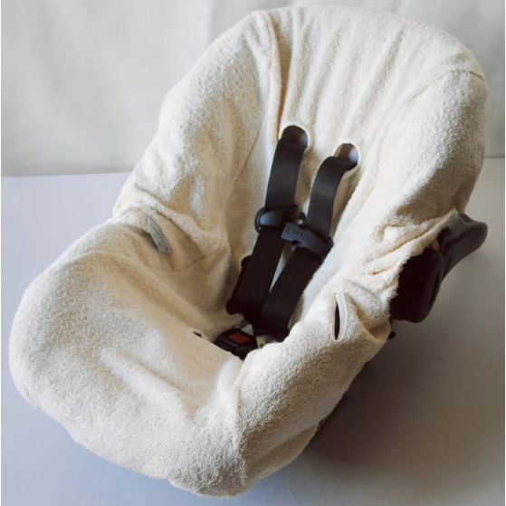 Lunar Wilde Natural Terry Baby Carseat Cover